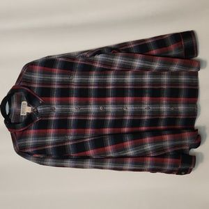 Duluth Trading Co Flannel Shirt Mens 3XL Plaid Button Down